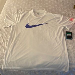 White Nike Tennis Shirt Mens